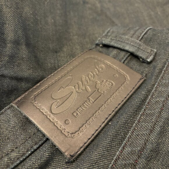 Superb Dark Grey Denim Size 34x32 - Picture 5 of 7